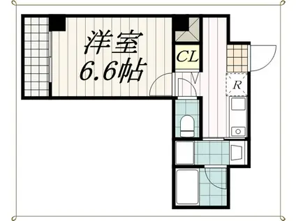 プリマヴェーラ問屋町(1K/5階)の間取り写真