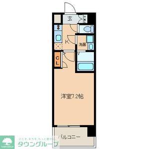 UURコート名古屋名駅(1K/13階)の間取り写真