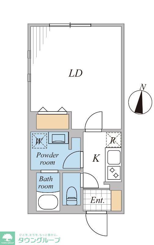 LEGALNAD桜新町ANNEX(1K/3階)の間取り写真