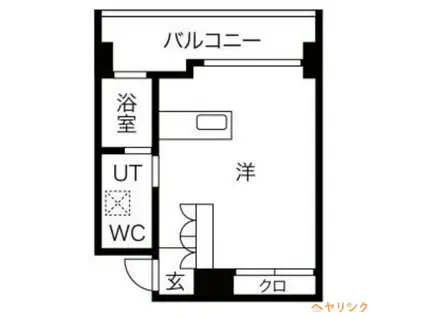 オズアロッジオ(ワンルーム/8階)の間取り写真