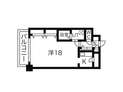 リーヴァストゥーディオ丸の内(ワンルーム/4階)の間取り写真