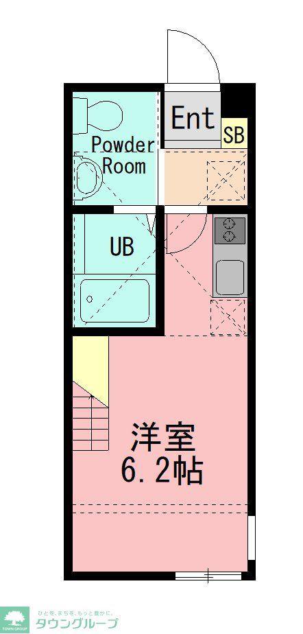 アーティー横浜片倉町(ワンルーム/1階)の間取り写真