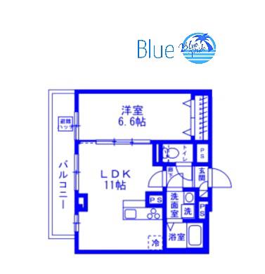 ジェイドYOKOHAMA(1LDK/3階)の間取り写真