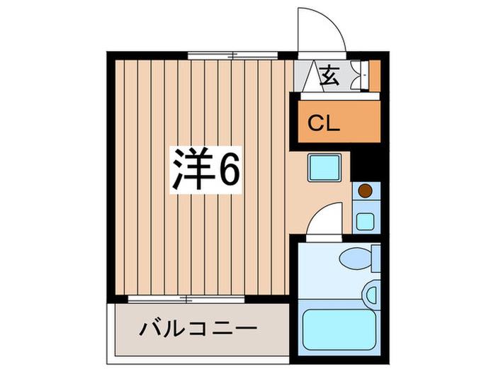 スターホームズ三ツ境V(ワンルーム/2階)の間取り写真