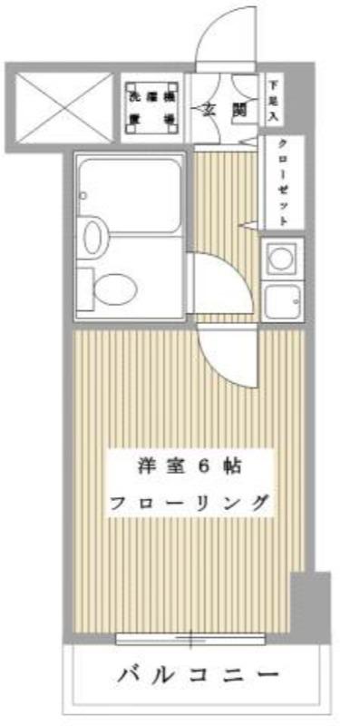 ライオンズマンション町田第6(1K/7階)の間取り写真