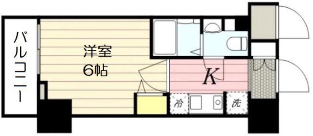 N-STAGE 三郷(1K/11階)の間取り写真