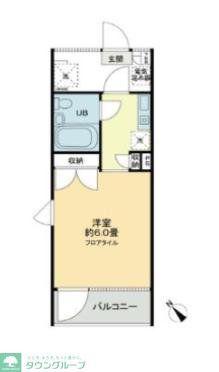 ハウス・エプタ(1K/4階)の間取り写真