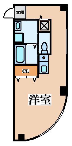 小阪駅前ヴィラデステ(ワンルーム/5階)の間取り写真