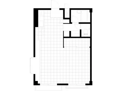 ニューシティーF(ワンルーム/2階)の間取り写真