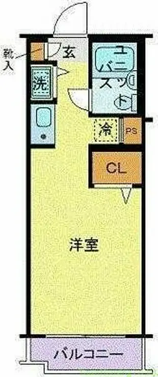 ジョイフル祐天寺 3階階 間取り