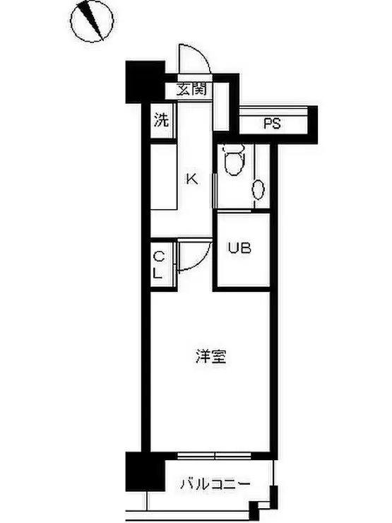 スカイコート新宿壱番館 8階階 間取り