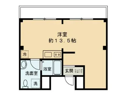 大東OMパレス(ワンルーム/4階)の間取り写真