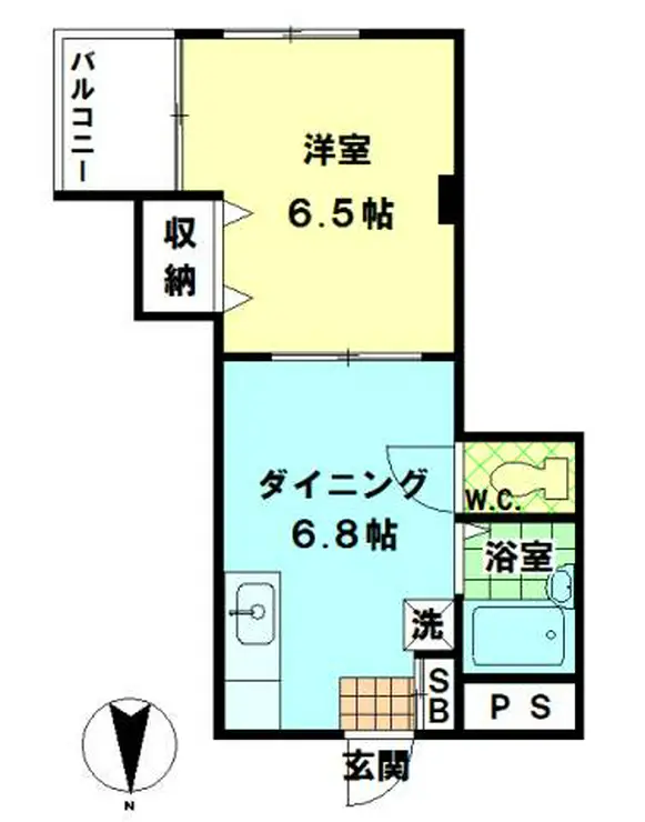 グランドヴィラ春日町 4階階 間取り