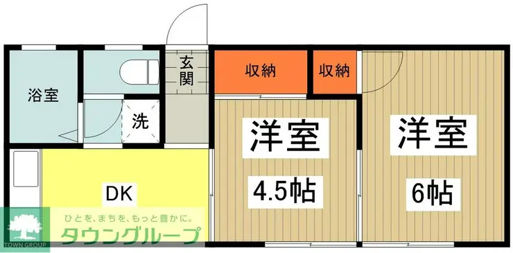 グリーンピア森栄 2階階 間取り