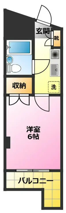 ファースト・アヴェニュー 5階階 間取り