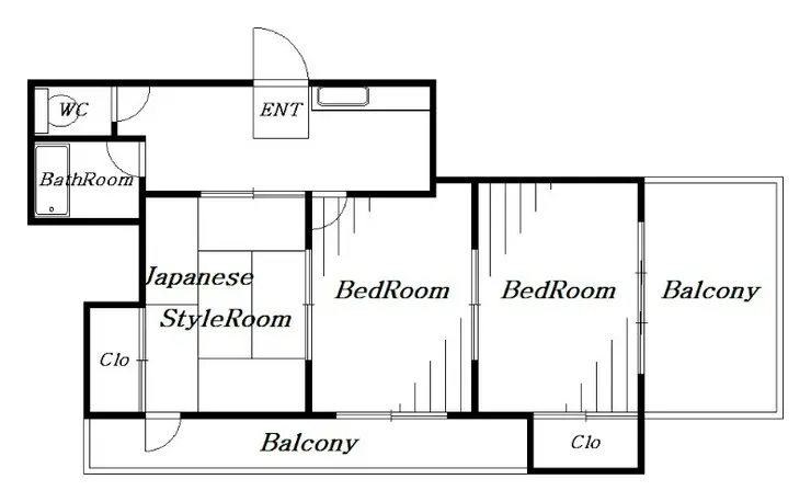 ラ・フォンテ都町 3階階 間取り