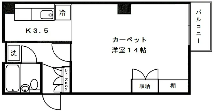 ゾンネンハイム元麻布 4階階 間取り