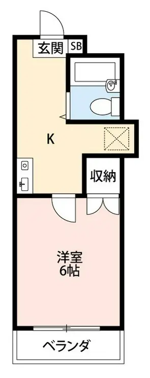 シャトル日新 4階階 間取り
