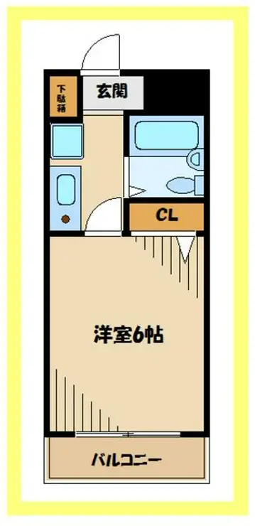 ドミール登戸 2階階 間取り