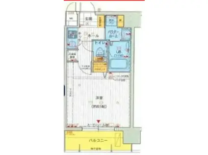 プロシード本町西セレーノ(1K/8階)の間取り写真