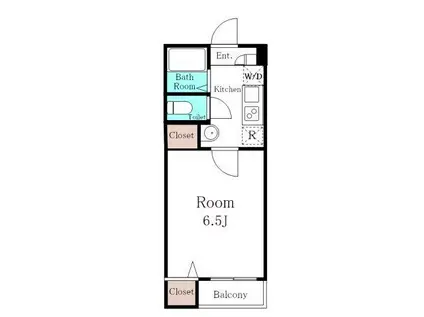 蕨市塚越計画(1K/2階)の間取り写真