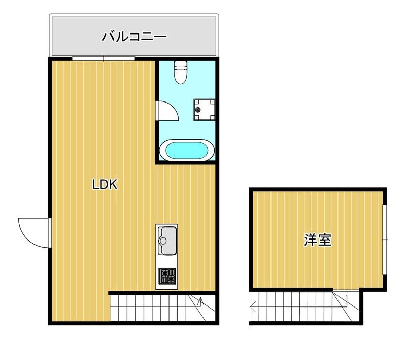 是空 JYUSO(ワンルーム/6階)の間取り写真