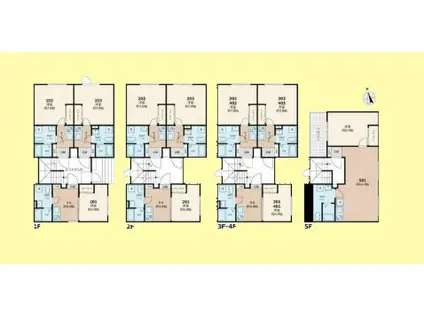 セレス池田山(1LDK/4階)の間取り写真