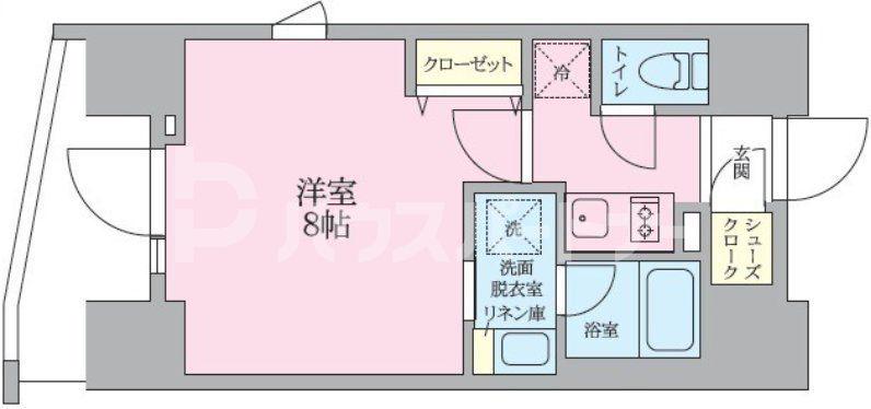 ルネサンスコート本蓮沼(1K/13階)の間取り写真