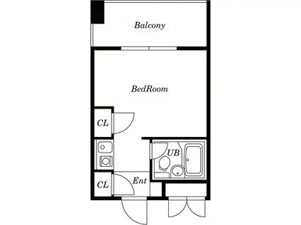 東天満下村ビル(ワンルーム/5階)の間取り写真