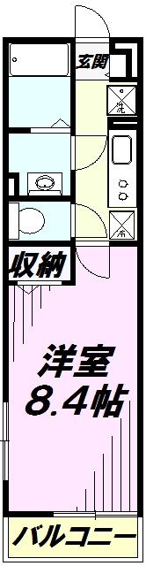 リブリ・Y´S諏訪町(1K/3階)の間取り写真