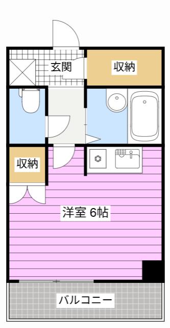 コナビック 紺屋町(ワンルーム/4階)の間取り写真