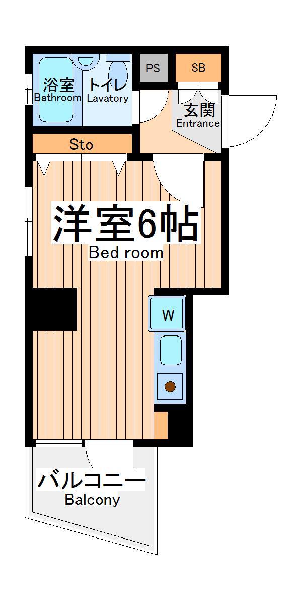 クリオ川崎東2番館(ワンルーム/11階)の間取り写真