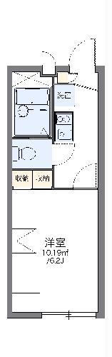 レオパレスコスモス(1K/1階)の間取り写真