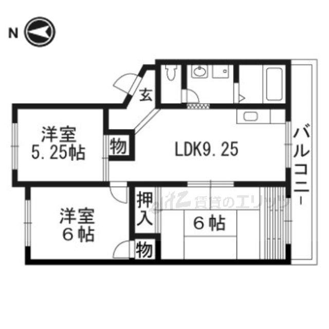 ドリームオアシス(3LDK/3階)の間取り写真
