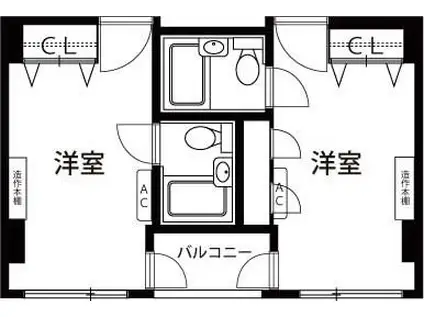 レストナック和泉館(ワンルーム/3階)の間取り写真