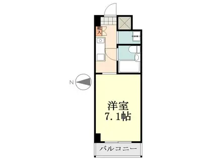 コスモフォーラム三鷹(1K/4階)の間取り写真