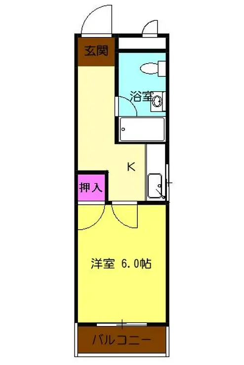 桜ヶ丘ハイム 2階階 間取り