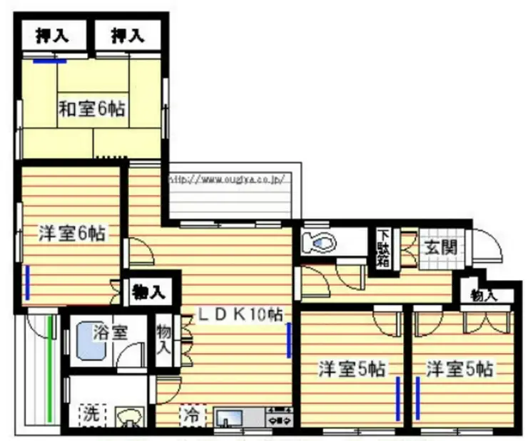 桜台コートハウス 1階階 間取り