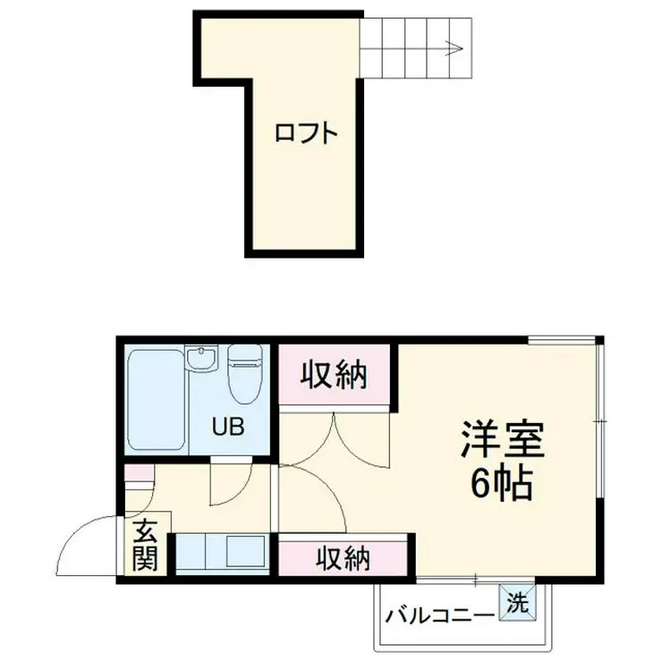 ジュネパレス新松戸第41 2階階 間取り
