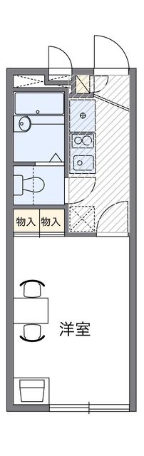 レオパレスコモンフィンチ(1K/1階)の間取り写真