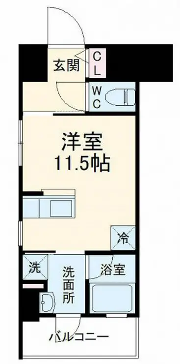 リーフコンフォート本厚木 7階階 間取り