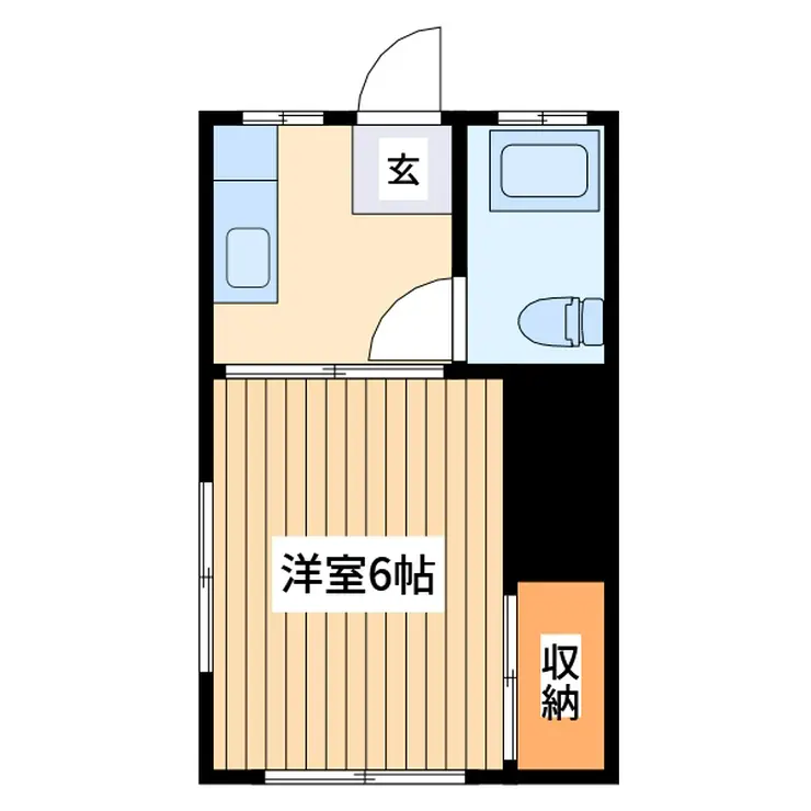 アパートマスヤ 2階階 間取り