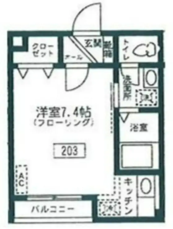 アルフレンテ 2階階 間取り