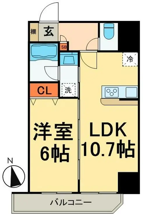 ルッソアグランデ 10階階 間取り