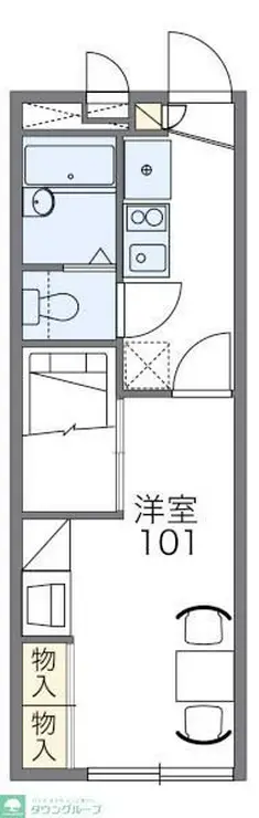 レオパレス東豊田I 2階階 間取り