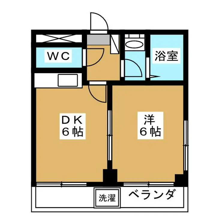 グレースハイム横山 2階階 間取り