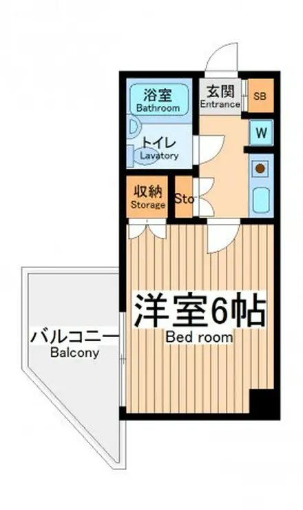 センチュリーハイツ三徳 6階階 間取り