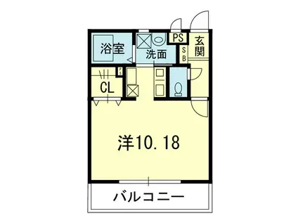 グランツ(1K/2階)の間取り写真