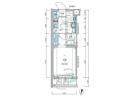 ARCOBALENO SUGINAMIHONANCHO(1K/2階)の間取り写真