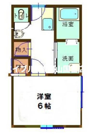中嶋アパート(1K/2階)の間取り写真
